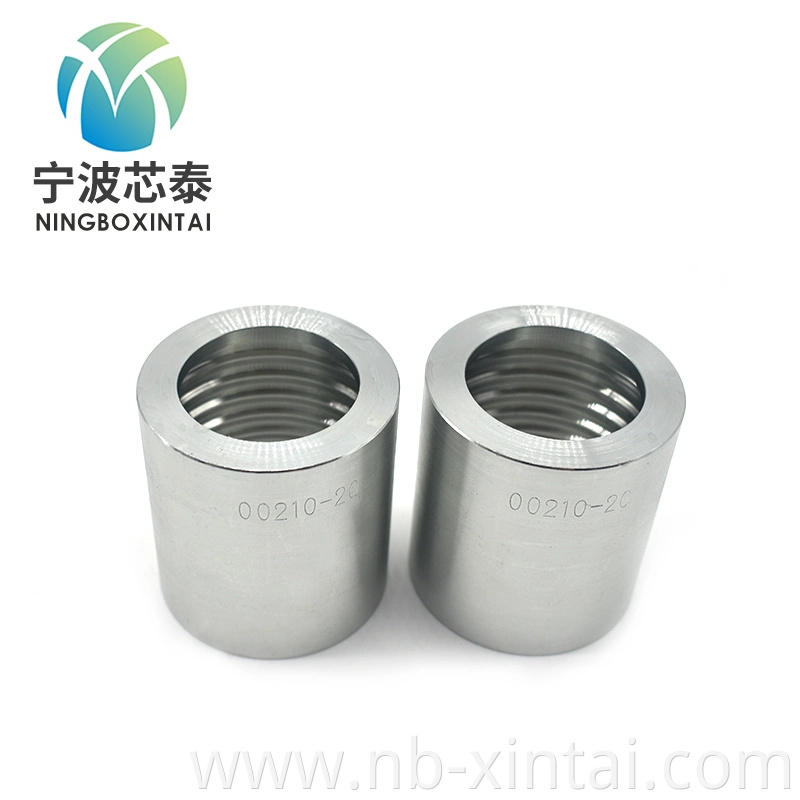 Stainless Steel Hydraulic Hose Ferrule Fitting Connector for 2sn